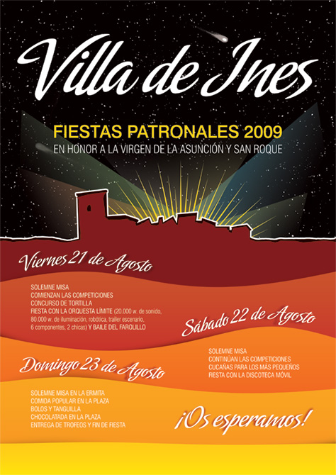 Cartel de fiestas 2009
